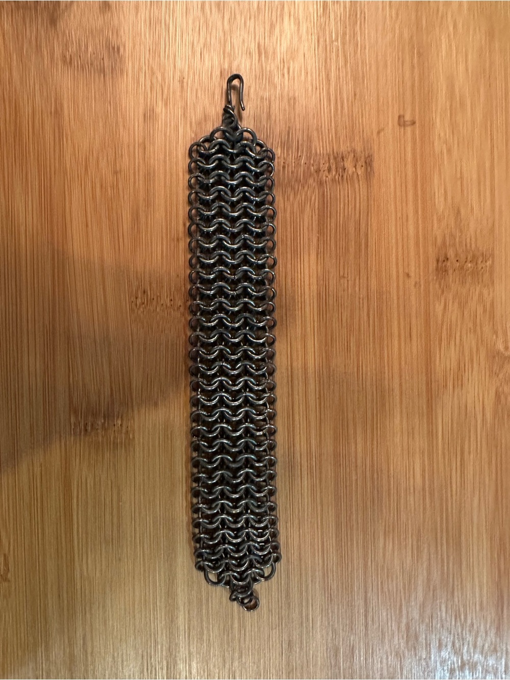Chainmail Style Wide Bracelet